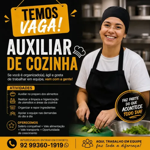 AUXILIAR DE COZINHA