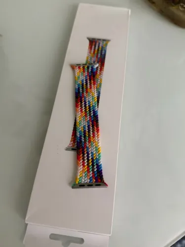 Pulseira original Apple modelo orgulho tamanho 5 para Apple Watch 42/44/45/46/49