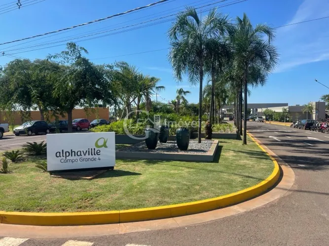 Terreno de 805,04 m² em Condomínio de Luxo em Alphaville Campo Grande 4 - Venda em Campo G