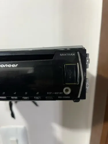 Rádio pioneer + caixa + módulo
