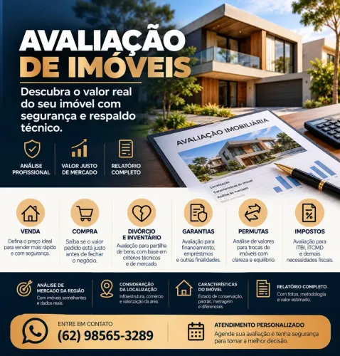 Avaliação de Imóveis | Venda, Compra, Inventário, Divórcio, permuta