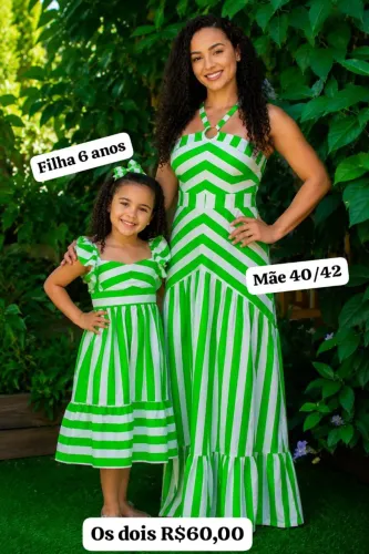 Vendo vestido mãe e filha (desapego) em ótimo estado