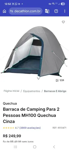 Barraca decathlon