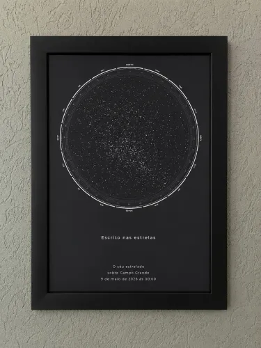 Mapa das estrela-Quadro