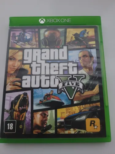Gta 5 xbox one, com mapa e manual.
