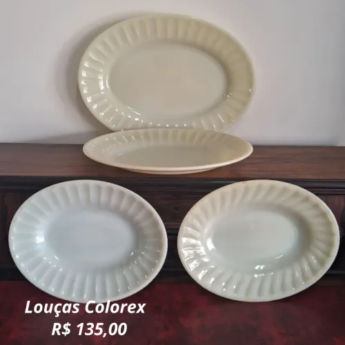 Travessas Colorex Oval (Abaixou o Valor).)