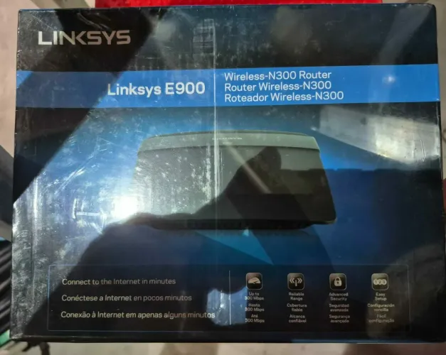 Roteador Linksys N300. Novo. Sem uso