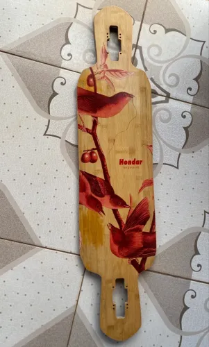 Shape Longboard Hondar Red Bird 40" Original Maple Canadense - Novo