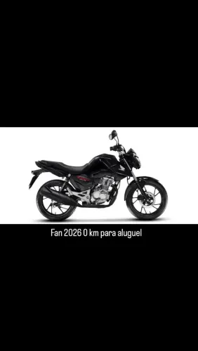 Fan 160 2026 0 km para locação