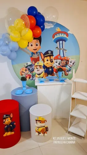 Decoração de aniversário Patrulha Canina