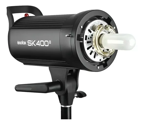 Flash Estúdio Fotográfico Godox Sk400 Ii Greika Tocha 110v