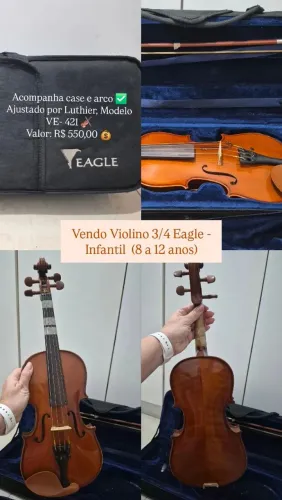 Violino 3/4 Eagle