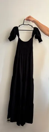 Vestido longo - ombro a ombro com lastex - Tamanho P