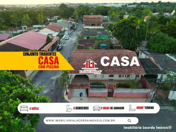COM 3 SUITES, CASA DE ESQUINA, ESPAÇO GOURMET COM EDÍCULA, PORTÃO ELETRÔNICO, POÇO ARTESIA