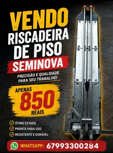 Vendo Riscadeira de piso seminova