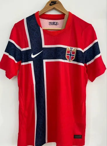 Camisa da Noruega - Copa do Mundo 2026 (Modelo Jogador)