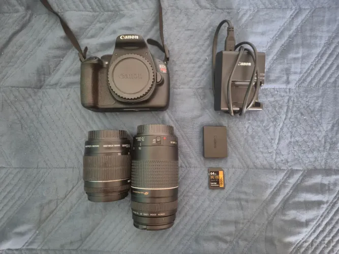 Canon t5 + acessórios (leia descrição)