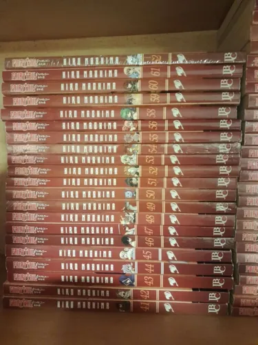 Lote Quase Completo Mangá Fairy Tail 7 Ao 62 (Vários Lacrados) - JBC