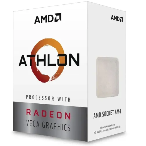 Processador AMD Athlon 3000g, 3.5GHz, Cache 5MB, AM4, 2 Núcleos, 4 Threads