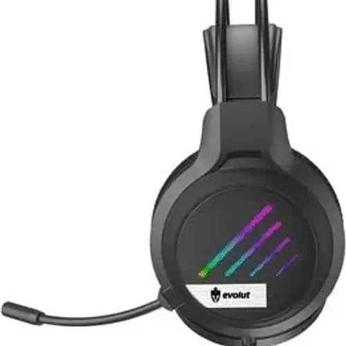 Fone De Ouvido Headset Gamer Evolut Lesh Eg-306 Led Rainbow