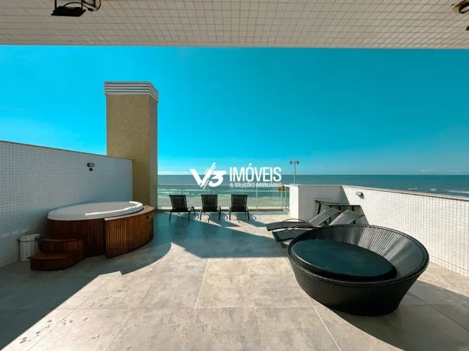 Cobertura com 4 dormitórios à venda por R$ 2.600.000,00 - Balneário Praia Grande