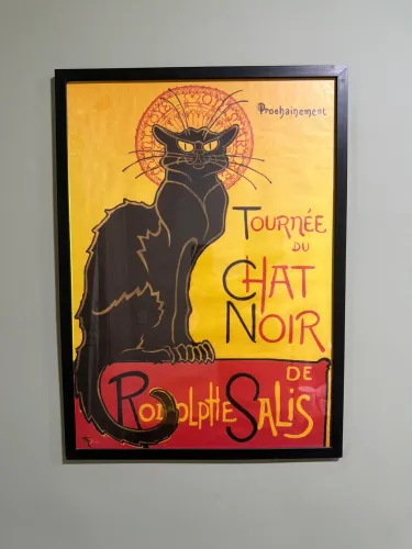 Quadro Tournée du chat noir