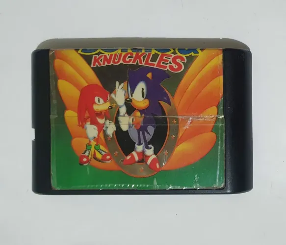 SONIC & KNUCKLES PARA MEGA DRIVE E SEGA GENESIS CARTUCHO EM EXCELENTE ESTADO BEM RARIDADE
