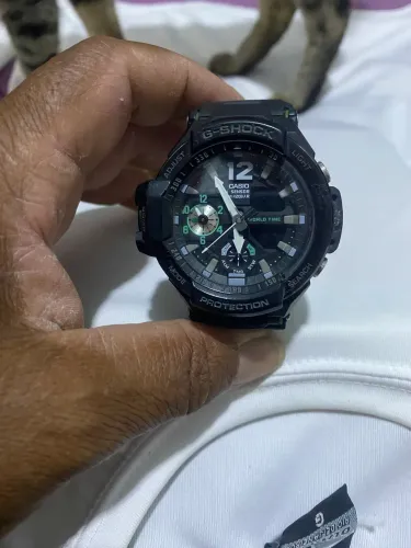 Vendo relógio Casio gshock gravity master. Ajuste eletrônico. Bússola hora mundi