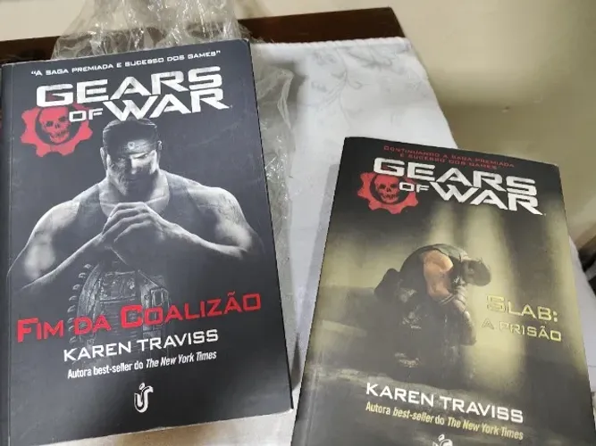 Kit 2 Livros Gears Of War - Slab A Prisão + Fim Da Coalizão