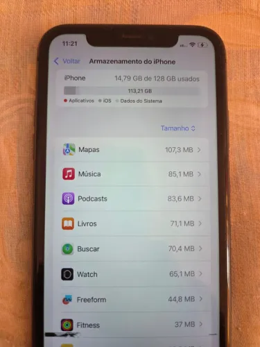 iPhone 11 128 Gb preto 