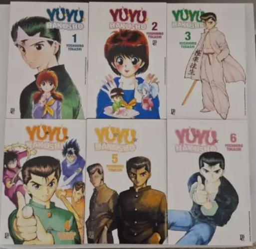 Mangá "Yu Yu Hakusho" - Vol. 1 a 6