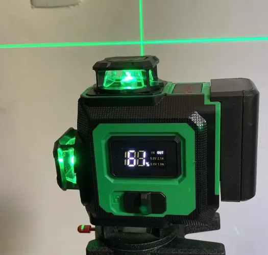 Nível a Laser 16 Linhas 2 Baterias