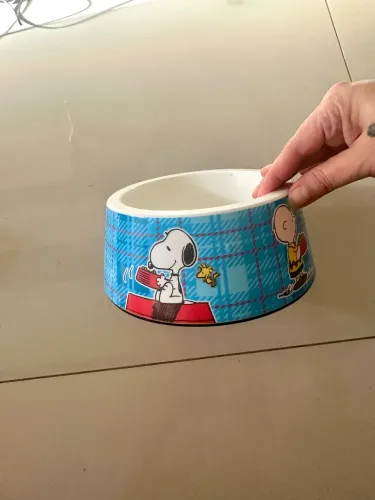 Comedouro zoom pets snoopy Charlie brow 450 ml