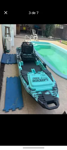 Caiaque leader 1090 com motor hidea 5hp