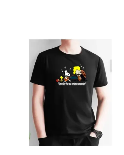 Camisa snoopy linus sally Musicais