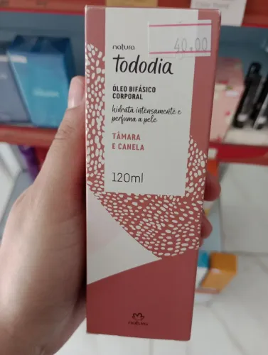 Óleo bifásico Natura Tâmara e canela
