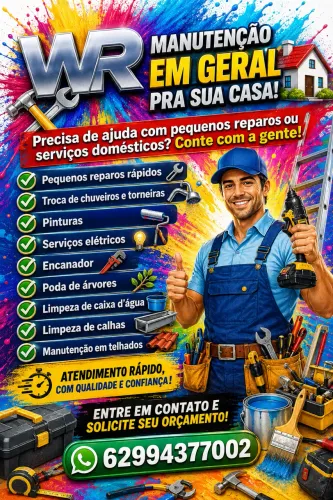 ? WR MANUTENÇÃO EM GERAL PARA SUA CASA | ORÇAMENTO GRÁTIS