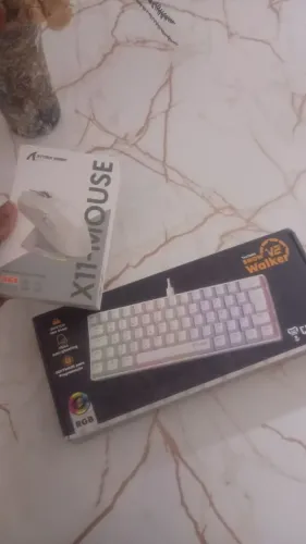 Teclado mecânico 60% de qualidade, cabo tipo c