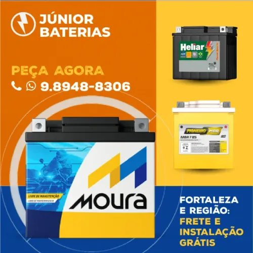 Bateria moura de moto