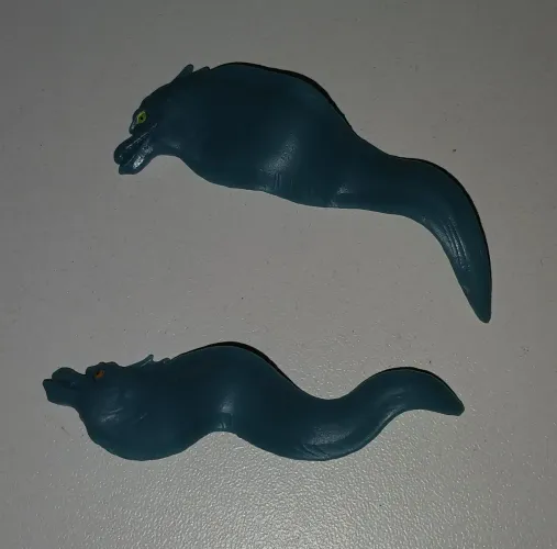 LOTE DUPLA BONECOS MINIATURAS A PEQUENA SEREIA PEDRO E JUCA ENGUIAS MOREIAS DA URSULA