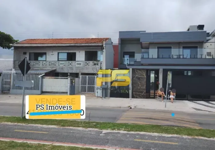 Vende-se 03 Sobrados Conjugados  FRENTE MAR NO LITORAL DO PARANÁ