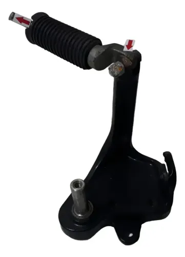 Suporte Pedaleira Dianteira Softail Fat Boy 07/11 L/d 60917 Preto
