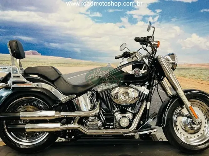 Harley Davidson FATBOY FLSTF- Preta -2013 28.703Km