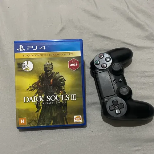 Dark souls 3 edição completa e controle ps4