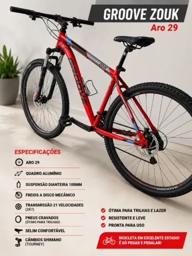 Bicicleta - Groove Zouk aro 29
