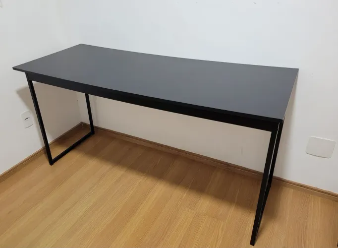 Mesa de Escritório Preta - Home Office | Excelente Estado