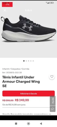 Tênis infantil