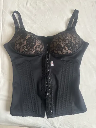 Cinta modeladora feminina 14 barbatanas nova