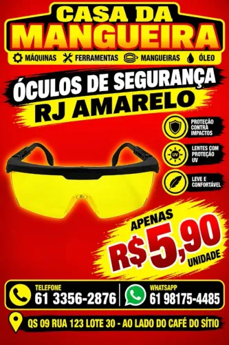OCULOS SEG RJ AMARELO