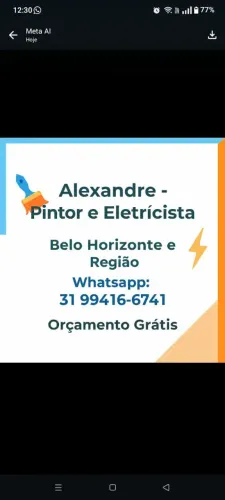 Serviço de eletricista e pintura profissional 